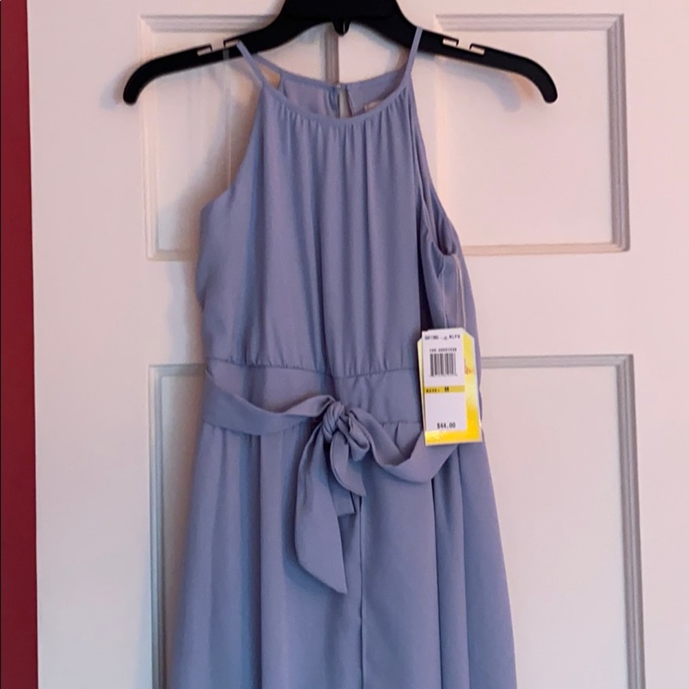 NWT GB girls blue halter dress